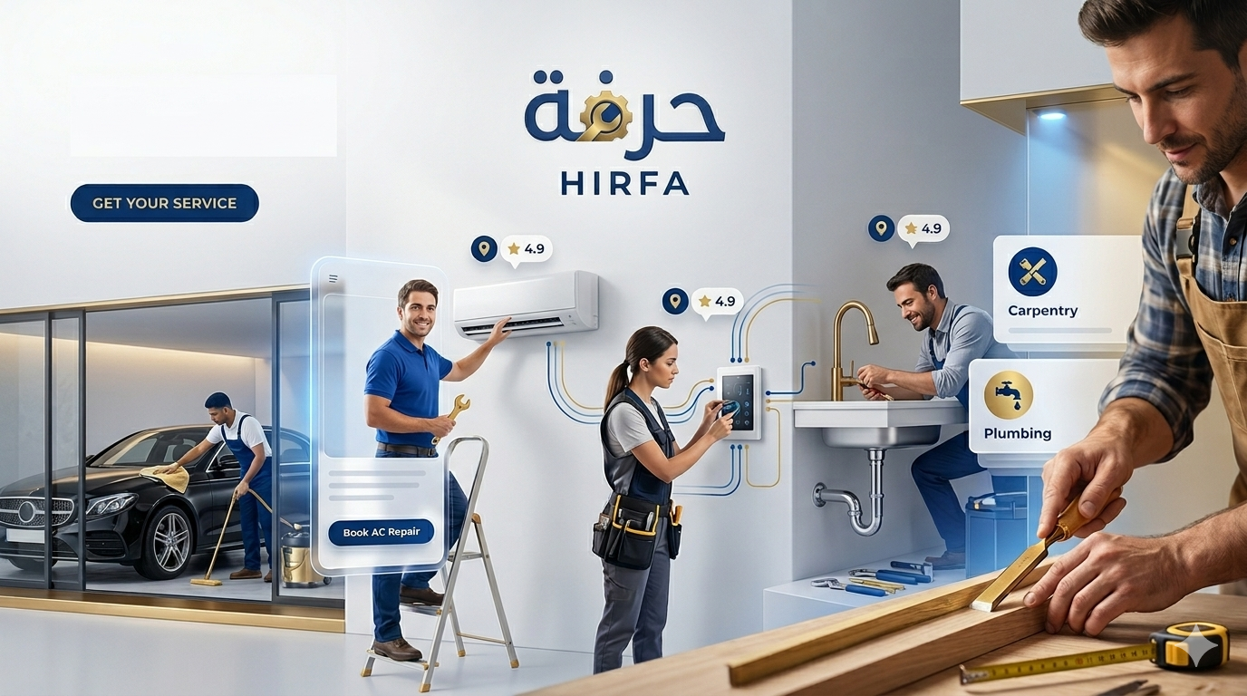 Hirfa home and auto services in Kuwait
